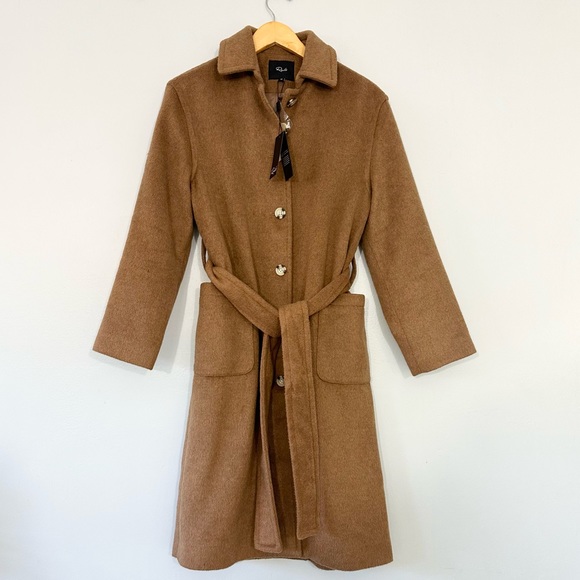 RAILS NADINE NWTWOOL-BLEND COAT IN CAMEL XS-S - Picture 3 of 16
